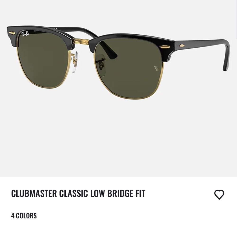 Ray-Ban “clubmaster classic” sunglasses.
